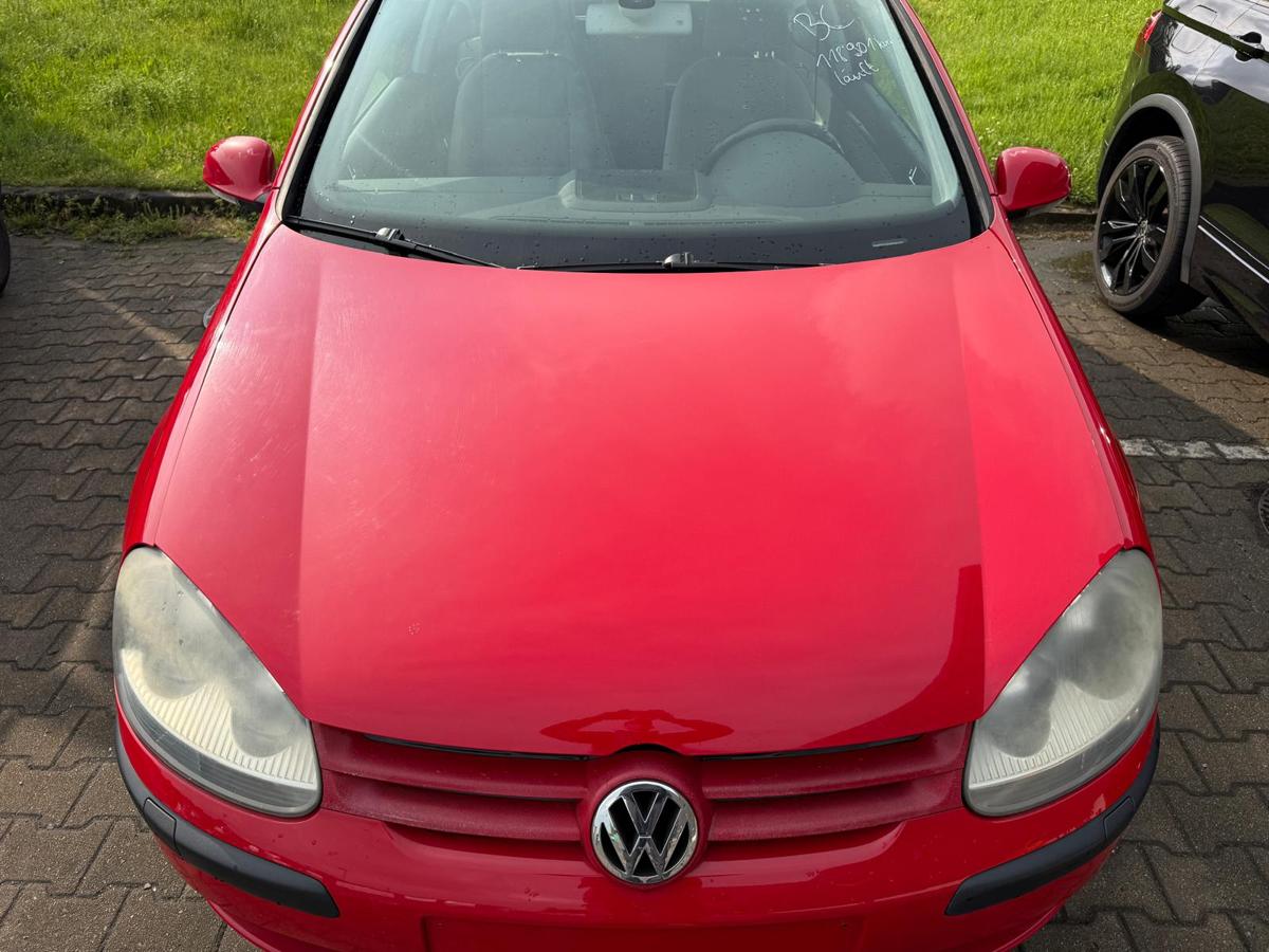 VW Golf V original Motorhaube LY3D Tornadorot BJ04